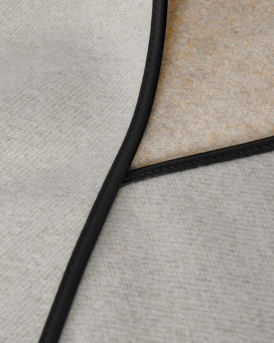 Johnstons of Elgin Woven Accessories Ecru & Oatmeal Belted Cashmere Cape TB000696RU7544ONE