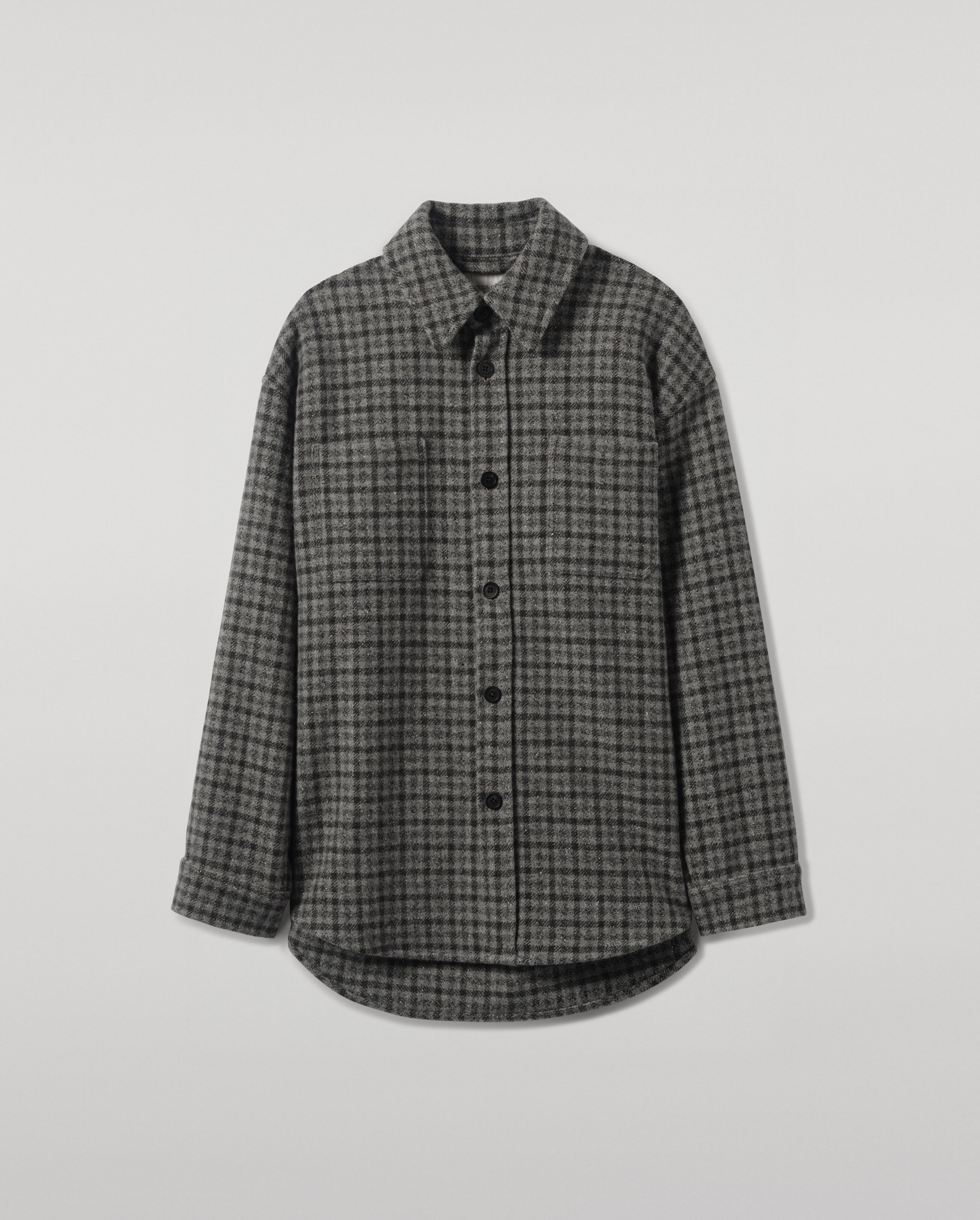Grey Classic Gunclub Cashmere Overshirt | Men's Tailoring