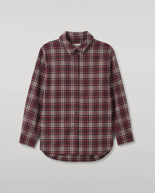 JOHNSTONS OF ELGIN WOMENS CLANLASS WOOL CASHMERE OVERSHIRT 90% WOOL, 10% CASHMERE TB000842RU7842