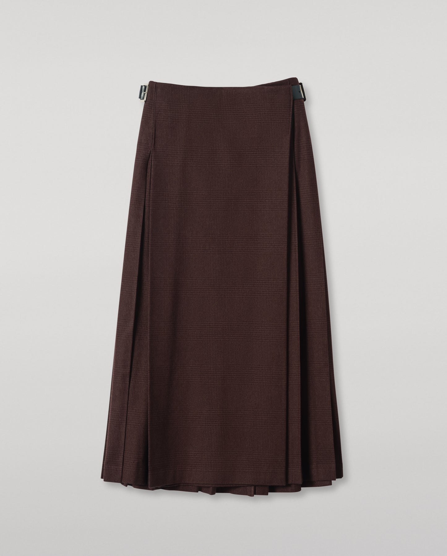 JOHNSTONS OF ELGIN LE KILT LONG BROWN KILT TB000844RU7751