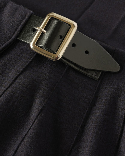 JOHNSTONS OF ELGIN LE KILT LONG KILT IN NAVY CHECK TB000844RU7752