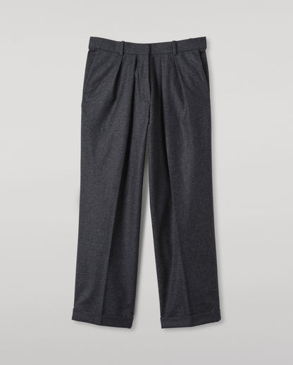 JOHNSTONS OF ELGIN WOMENS MACARA WOOL CM PLEATED TROUSERS 90% WOOL, 10% CASHMERE TB000858RU7850