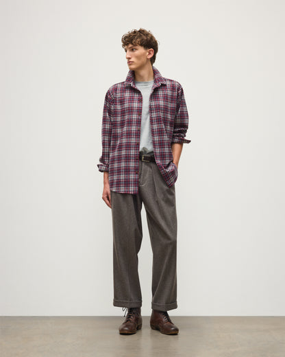 JOHNSTONS OF ELGIN MENS CAPERCAILLIE WOOL CM OVERSHIRT 90% WOOL, 10% CASHMERE TB000859RU7842