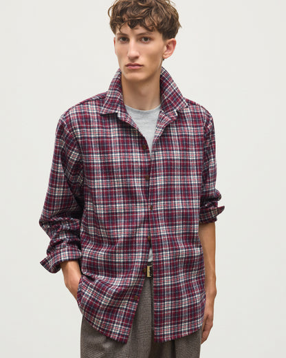 JOHNSTONS OF ELGIN MENS CAPERCAILLIE WOOL CM OVERSHIRT 90% WOOL, 10% CASHMERE TB000859RU7842