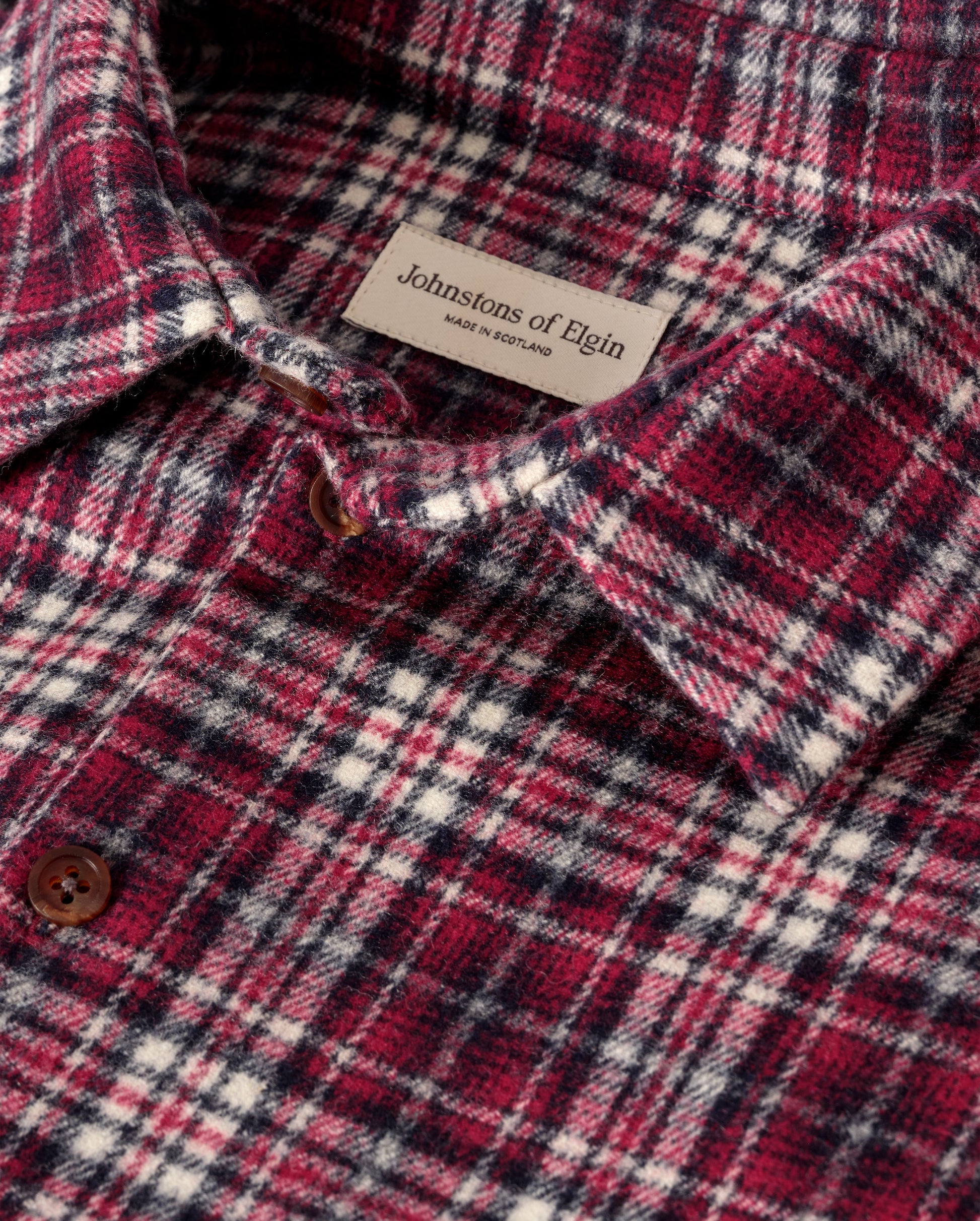 JOHNSTONS OF ELGIN MENS CAPERCAILLIE WOOL CM OVERSHIRT 90% WOOL, 10% CASHMERE TB000859RU7842