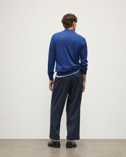JOHNSTONS OF ELGIN MENS TRAQUAIR CASHMERE TROUSERS 90% WOOL, 10% CASHMERE TB000862RU7850