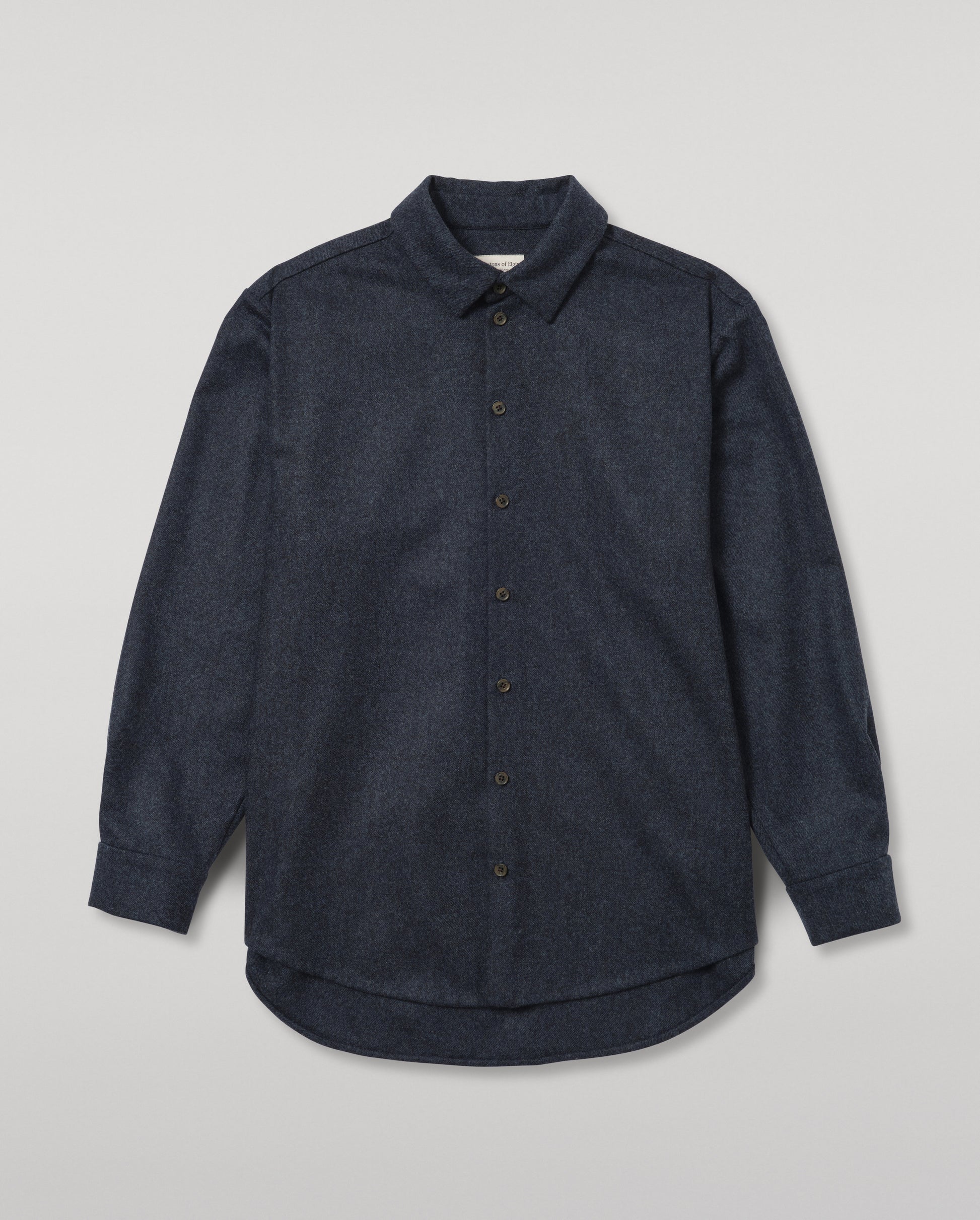 JOHNSTONS OF ELGIN MENS CORRIE WOOL CASHMERE OVERSHIRT 90% WOOL, 10% CASHMERE TB000865RU7853