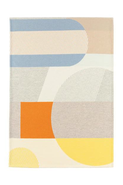 2025 Johnstons of Elgin Interiors Collection  Playful Shapes' Children's Blanket flat on a white background  TB000582RU7440ONE