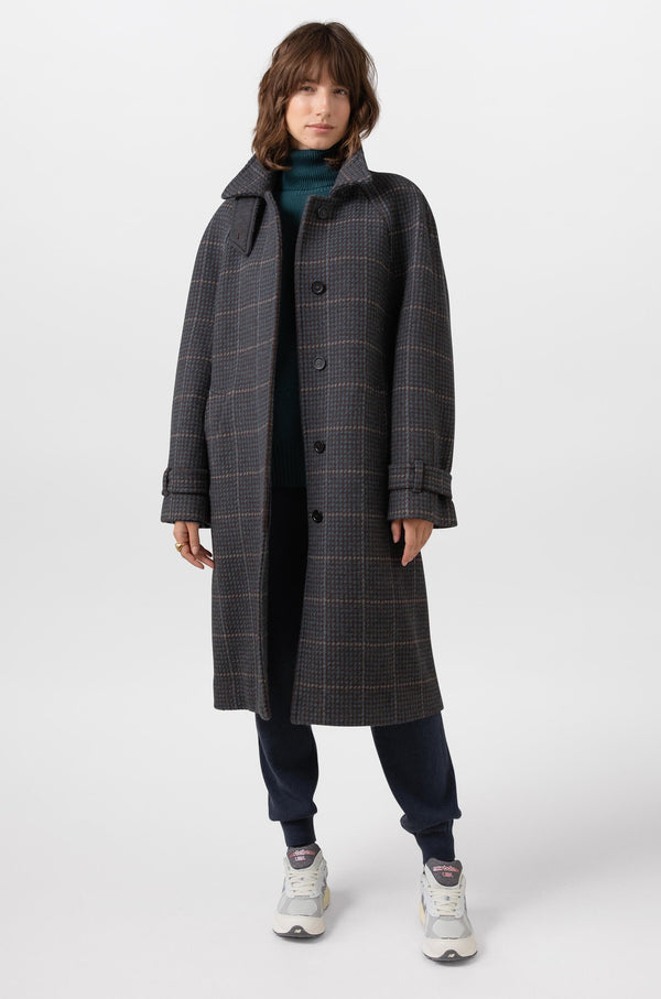 Peat Hairline Women's Balmacaan Coat – Johnstons of Elgin