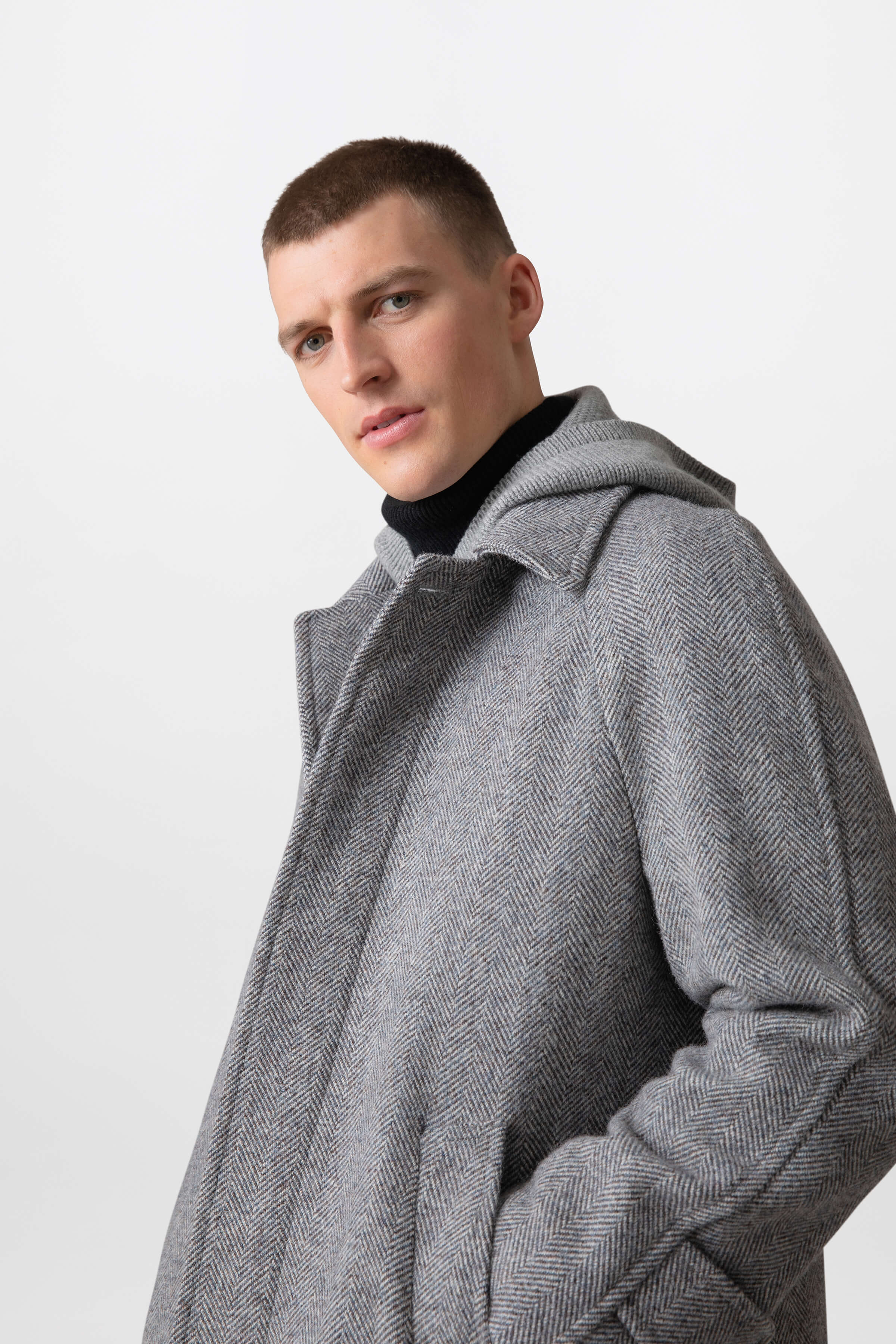 Balmacaan sale coat mens