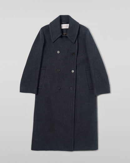 Johnstons of Elgin Women's Tailoring Bottle Dark Twill The Great Coat TD000438RU7672