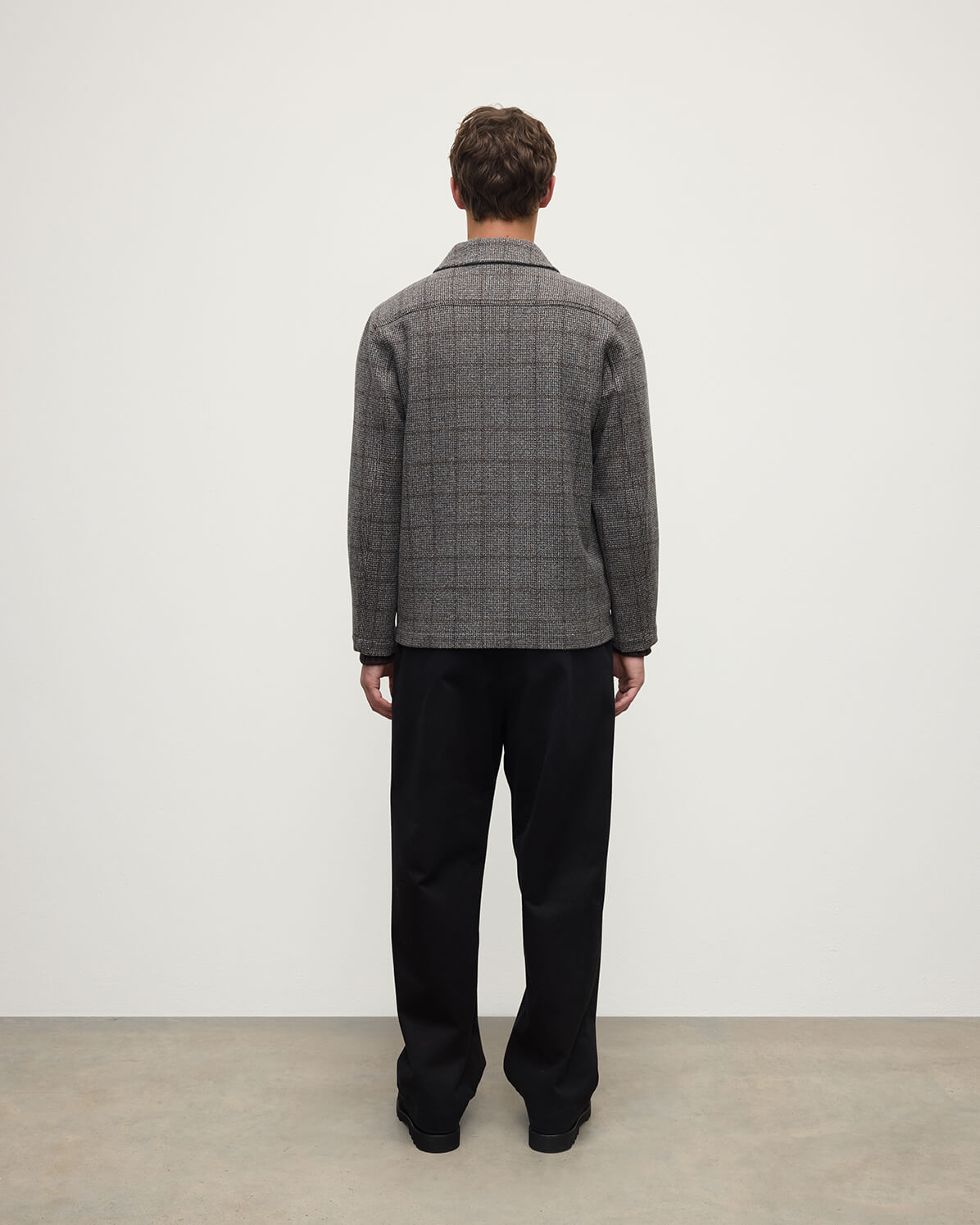 The Weavers Jacket in Peregrine Tweed Windowpane | Men's Tailoring