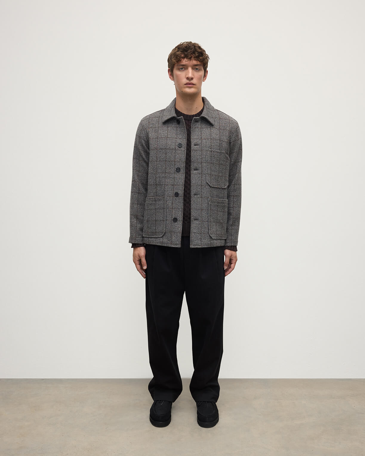 Johnstons of Elgin AW25 Men's Tailoring Storm Hertiage Gun Club The Weavers Jacket | Storm Heritage Gun Club TD000477RU7681