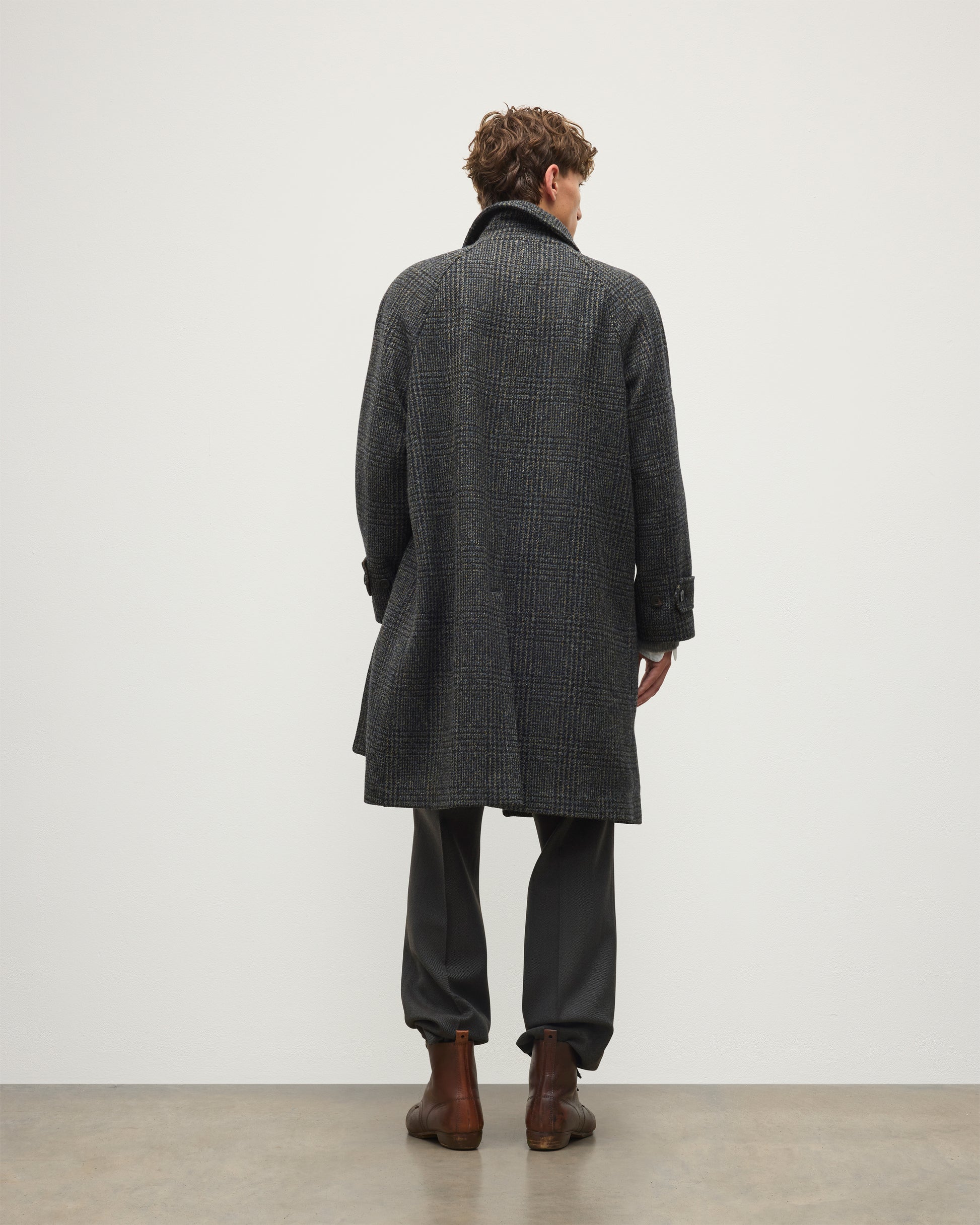 JOHNSTONS OF ELGIN MENS WOOL BALMACCAN 100% WOOL TD000545RU7854