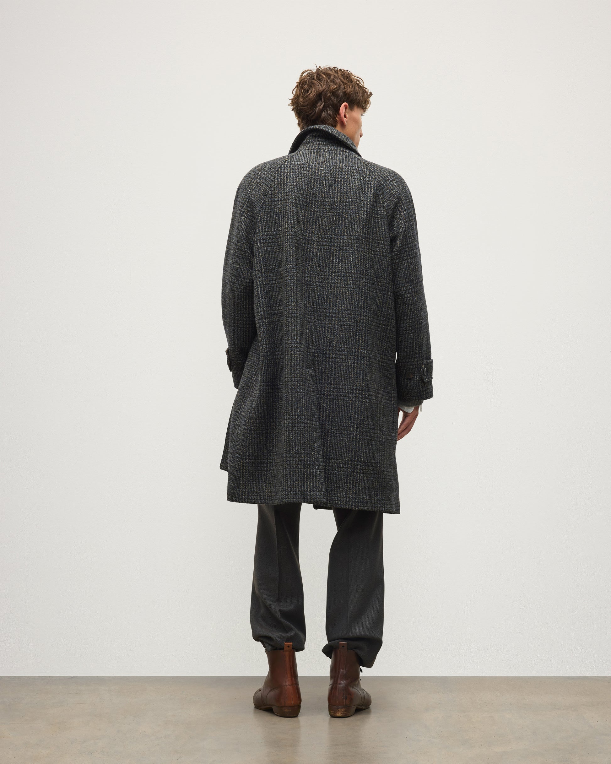 JOHNSTONS OF ELGIN MENS WOOL BALMACCAN 100% WOOL TD000545RU7854