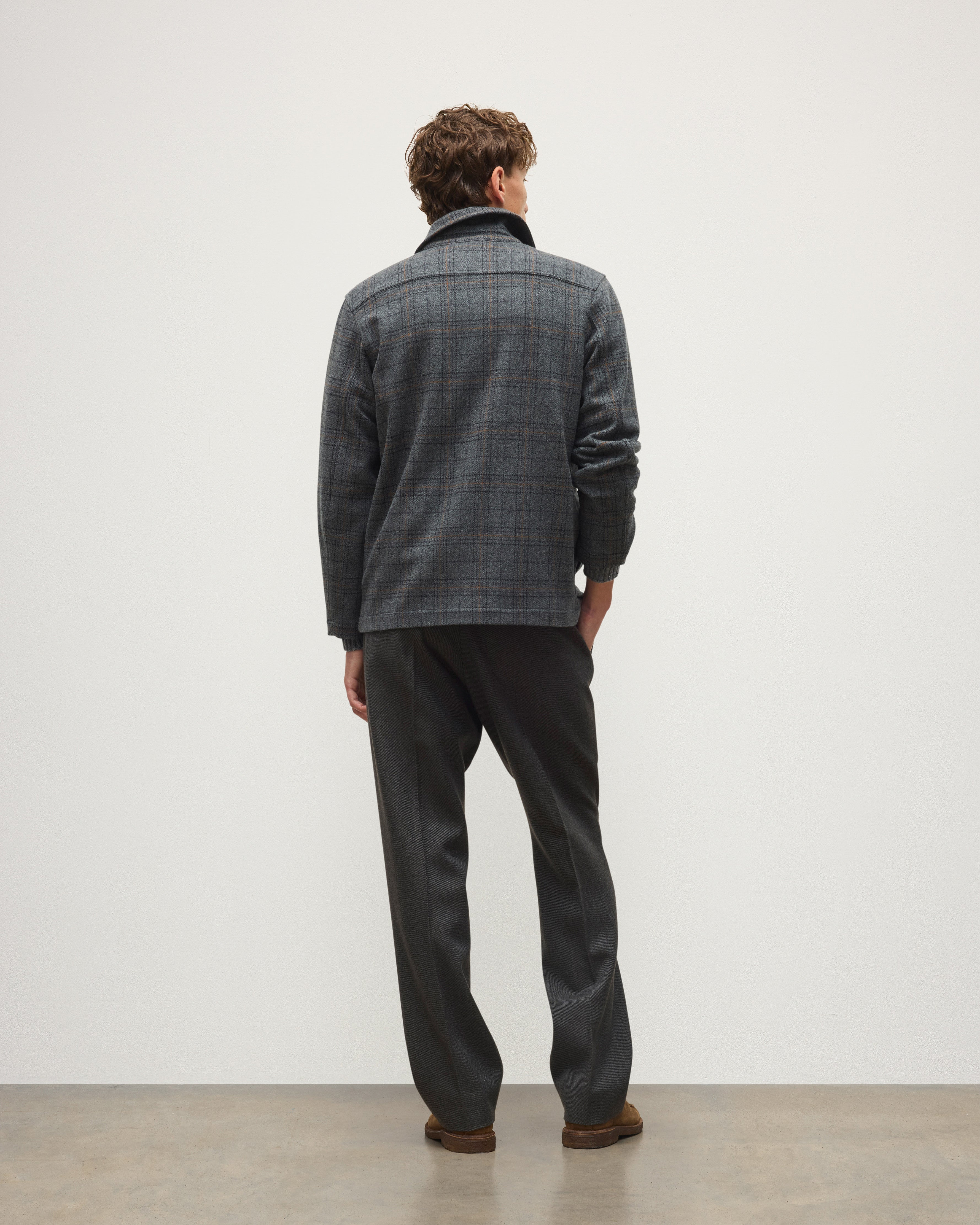 The Weavers Jacket | Grey Tartan | Made in Scotland – Johnstons of