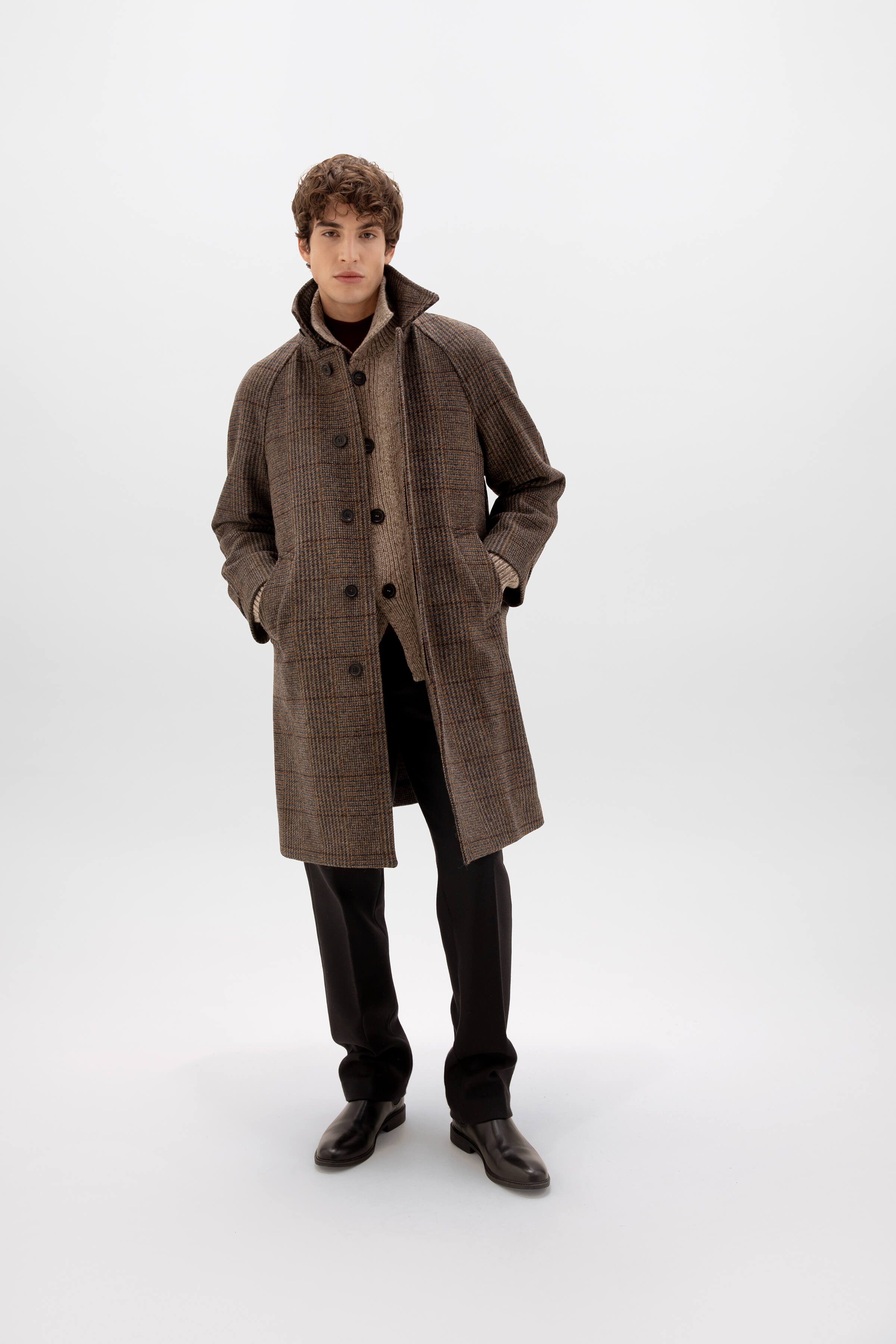 'The Balmacaan' Men's Coat | Bracken