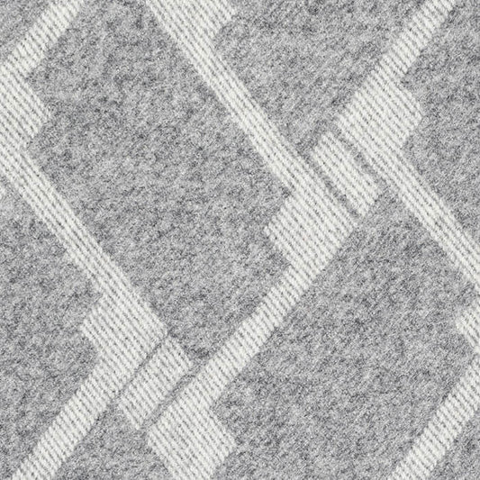 Tempo Geometric Lambswool Fabric in Cobblestone 752489723
