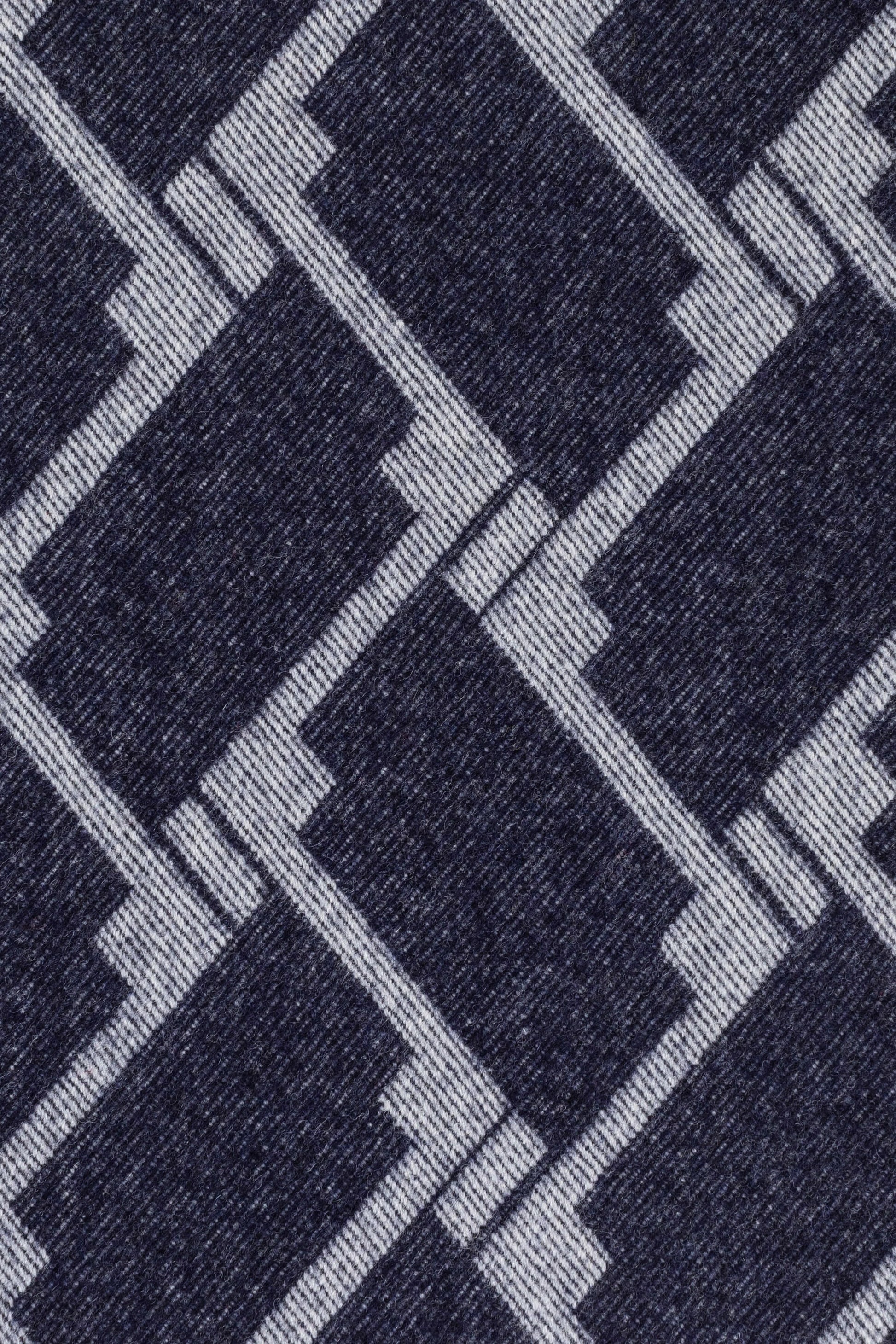 Tempo Geometric Lambswool Fabric in Raven CD000542 UG362231