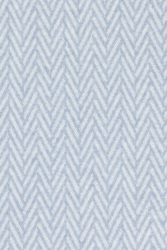 Tempo Herringbone Lambswool Fabric in Cornflower CD000542 UA362430