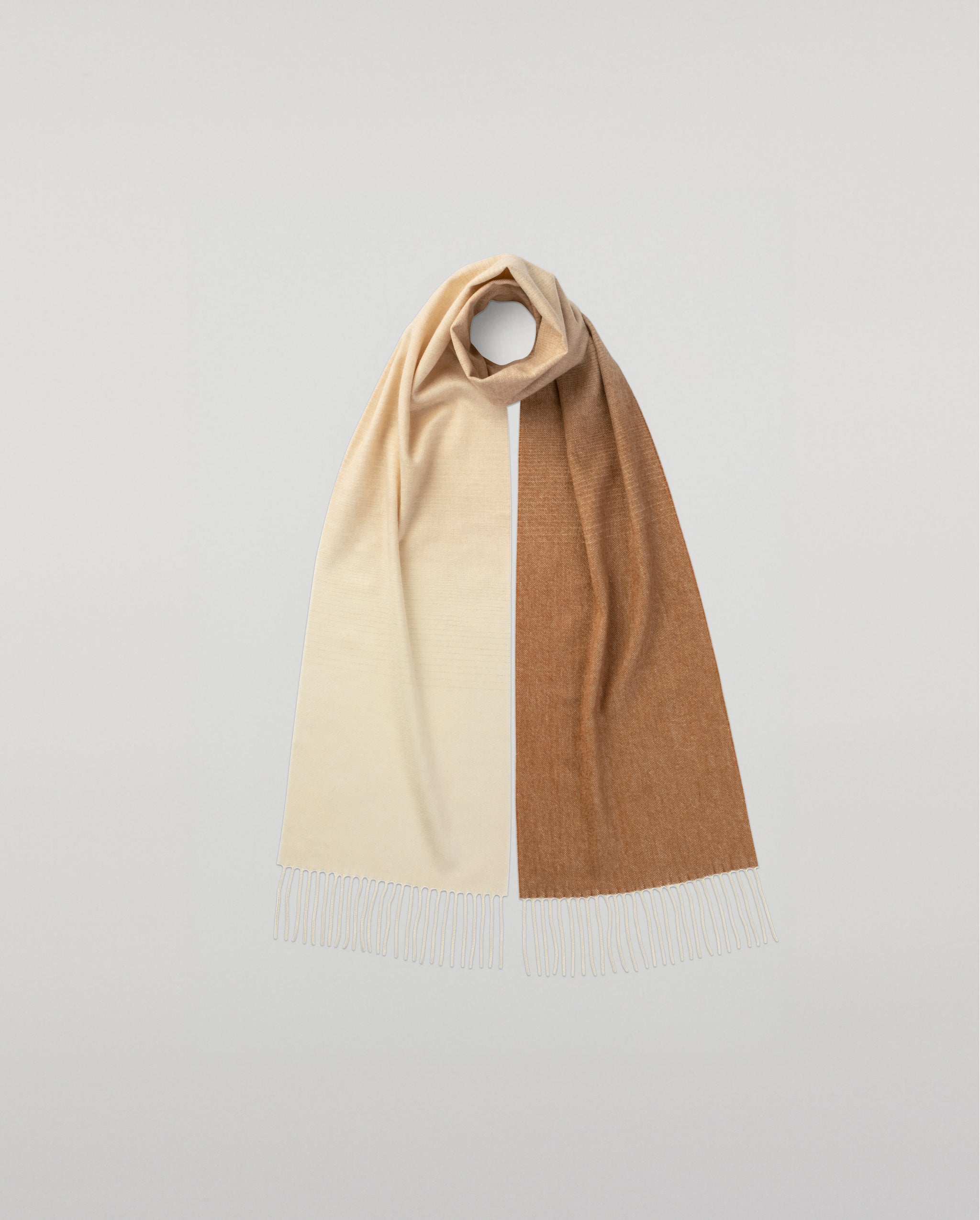 Vicuña Blend Ombré Skinny Scarf