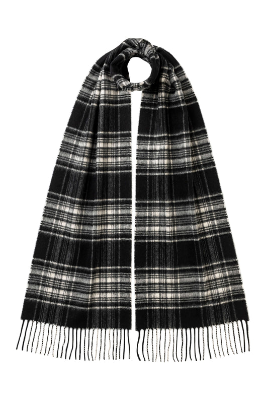 Johnstons of Elgin Stewart Tartan Cashmere Scarf WA000016KU0079N/A