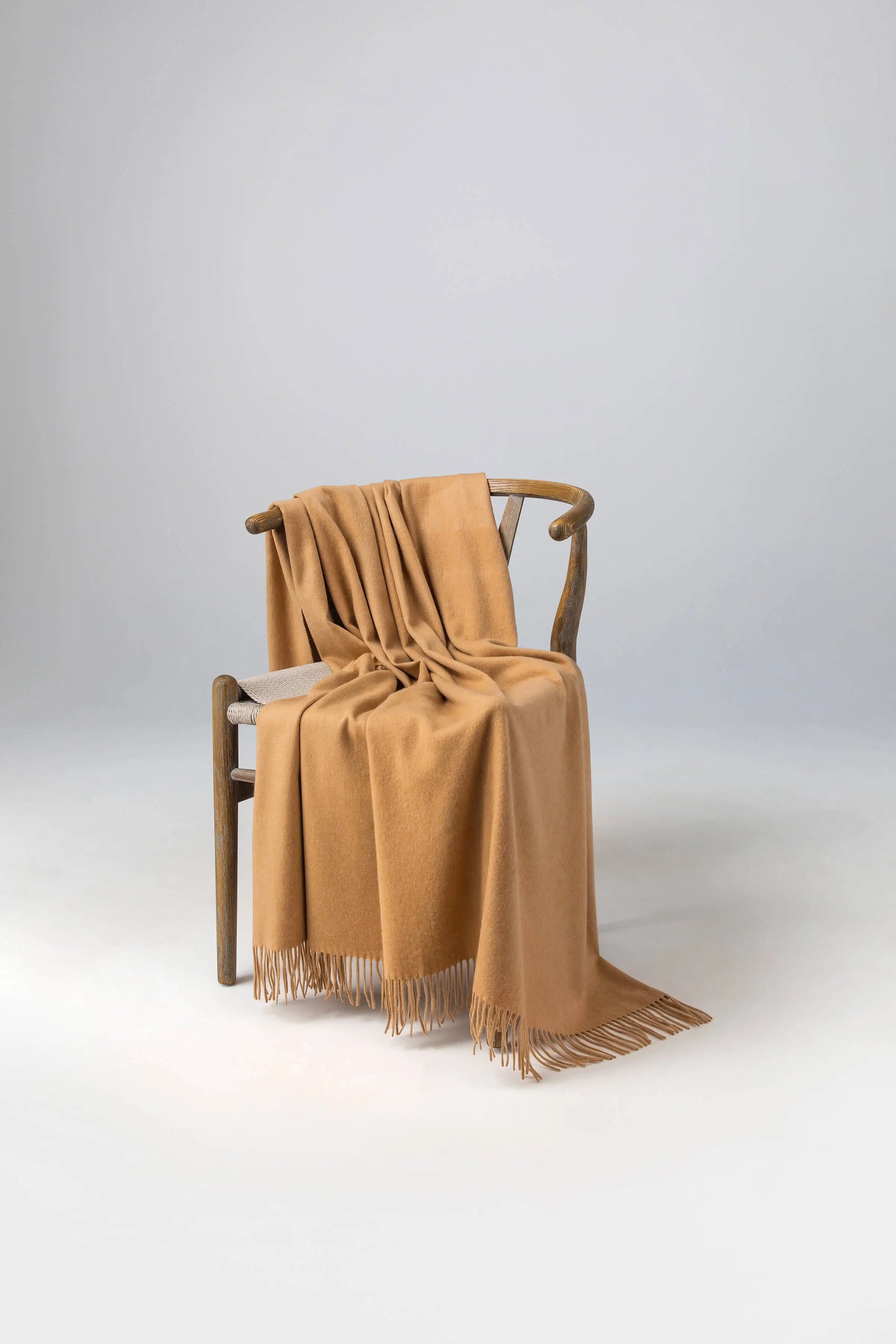 HUDSON PARK COLLECTIONLambswool/Cashmere on sale Geo Jacquard Throw. Color: Camel