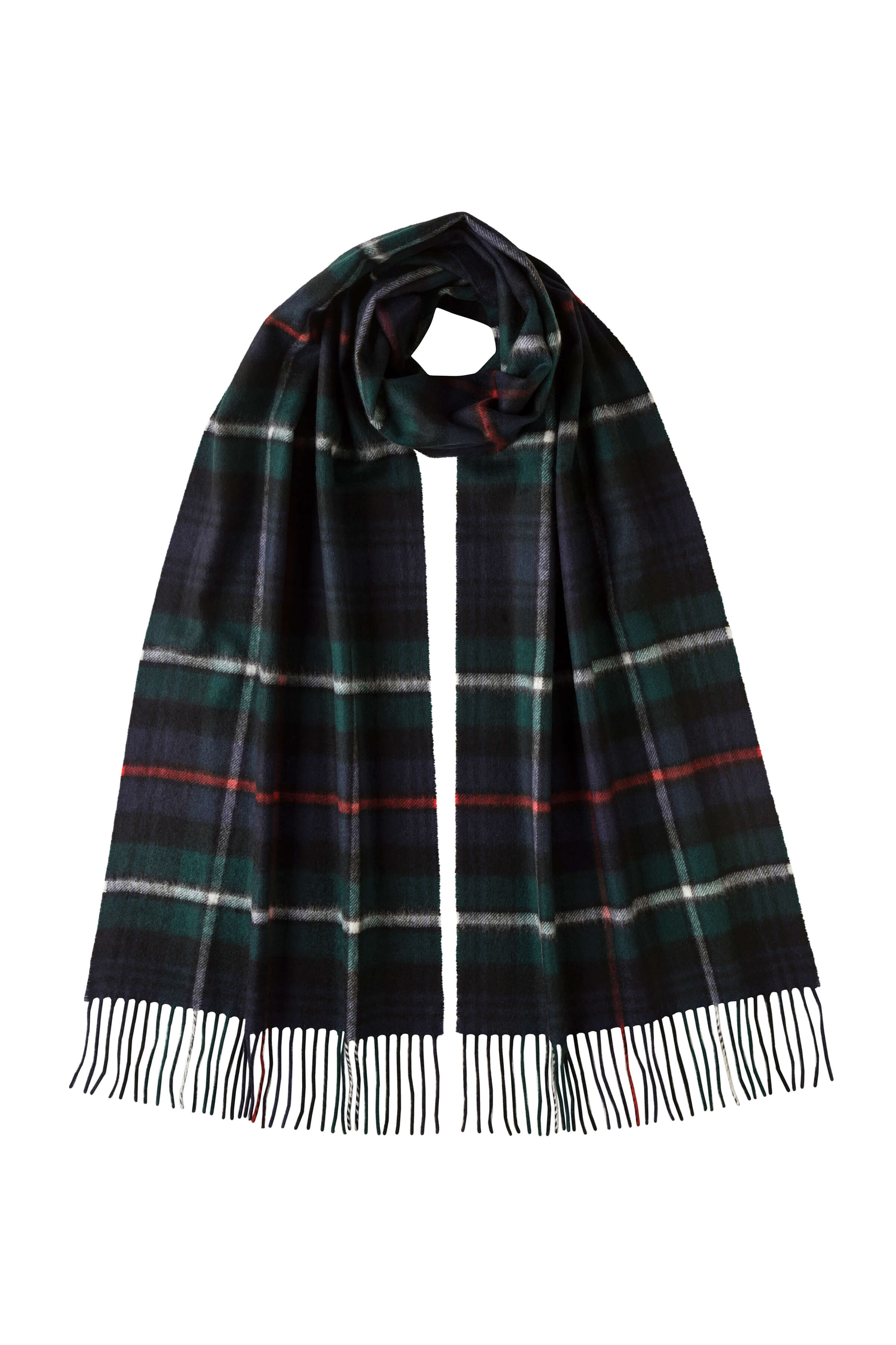 Wide MacKenzie Tartan Cashmere Scarf – Johnstons of Elgin