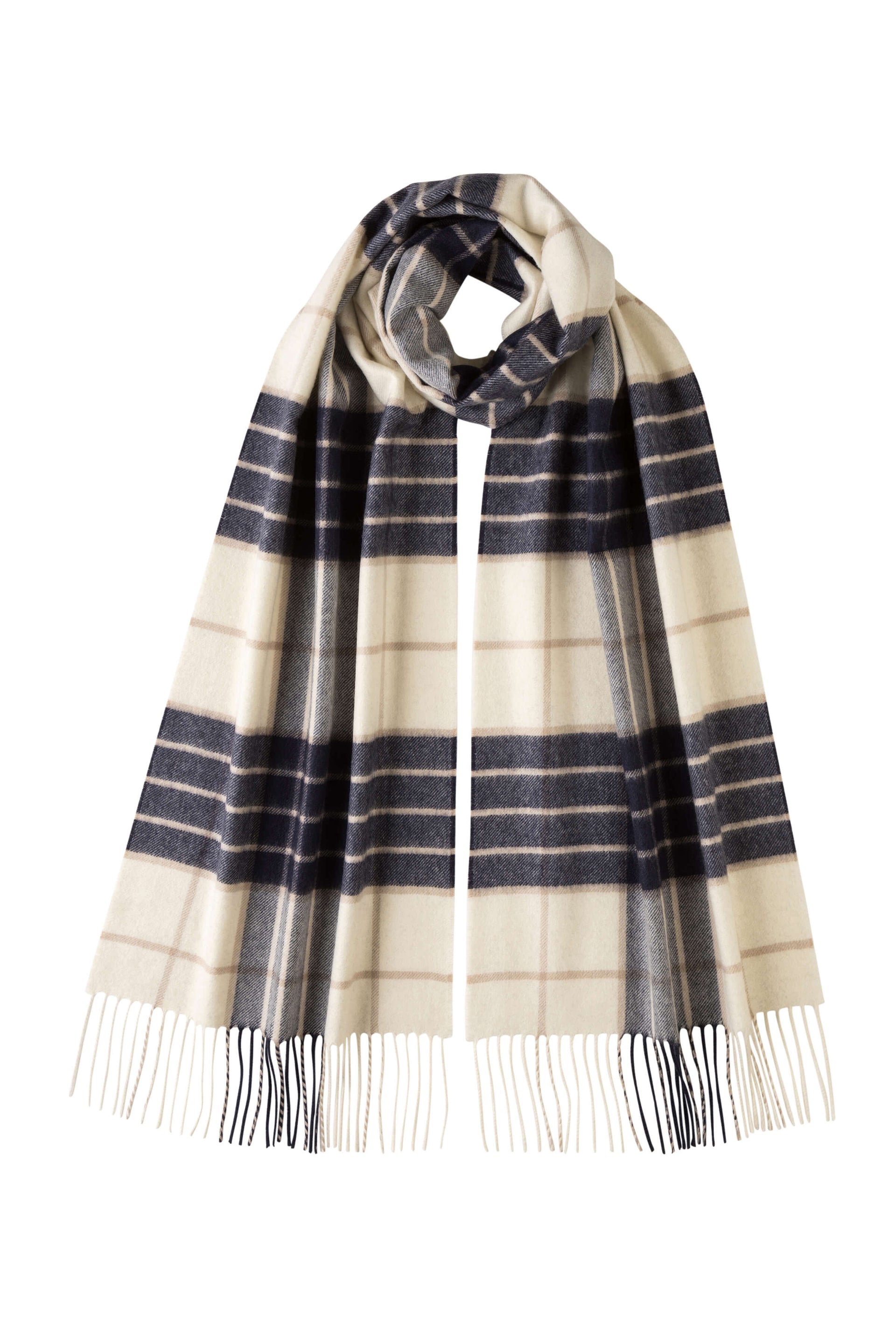 Wide Knockmore Tartan Cashmere Scarf – Johnstons of Elgin