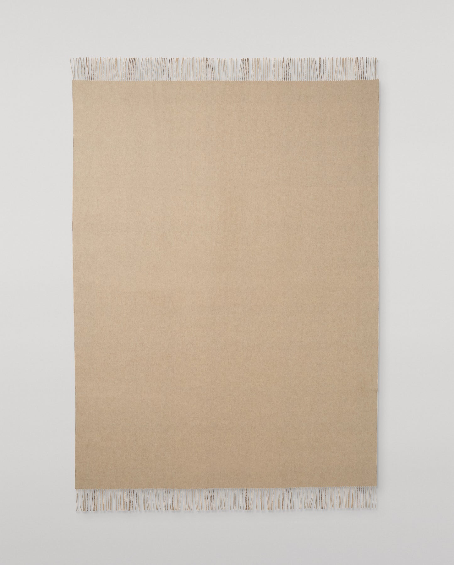 Recycled Cashmere Throw in Natural MacKellar