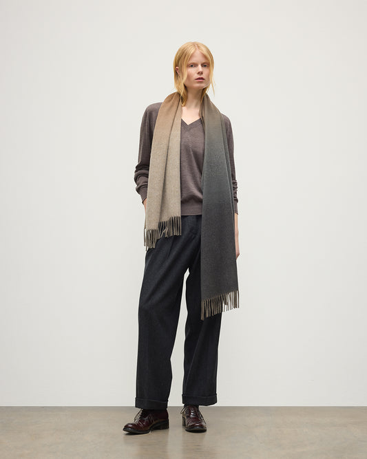 JOHNSTONS OF ELGIN CASHMERE UMBRA STOLE 100% CASHMERE WA002635RU7769ONE