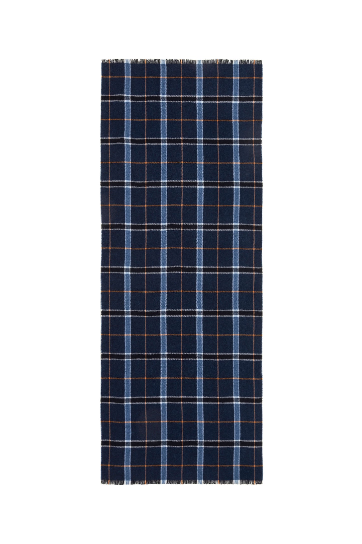 Madras Check Lightweight Cashmere Stole