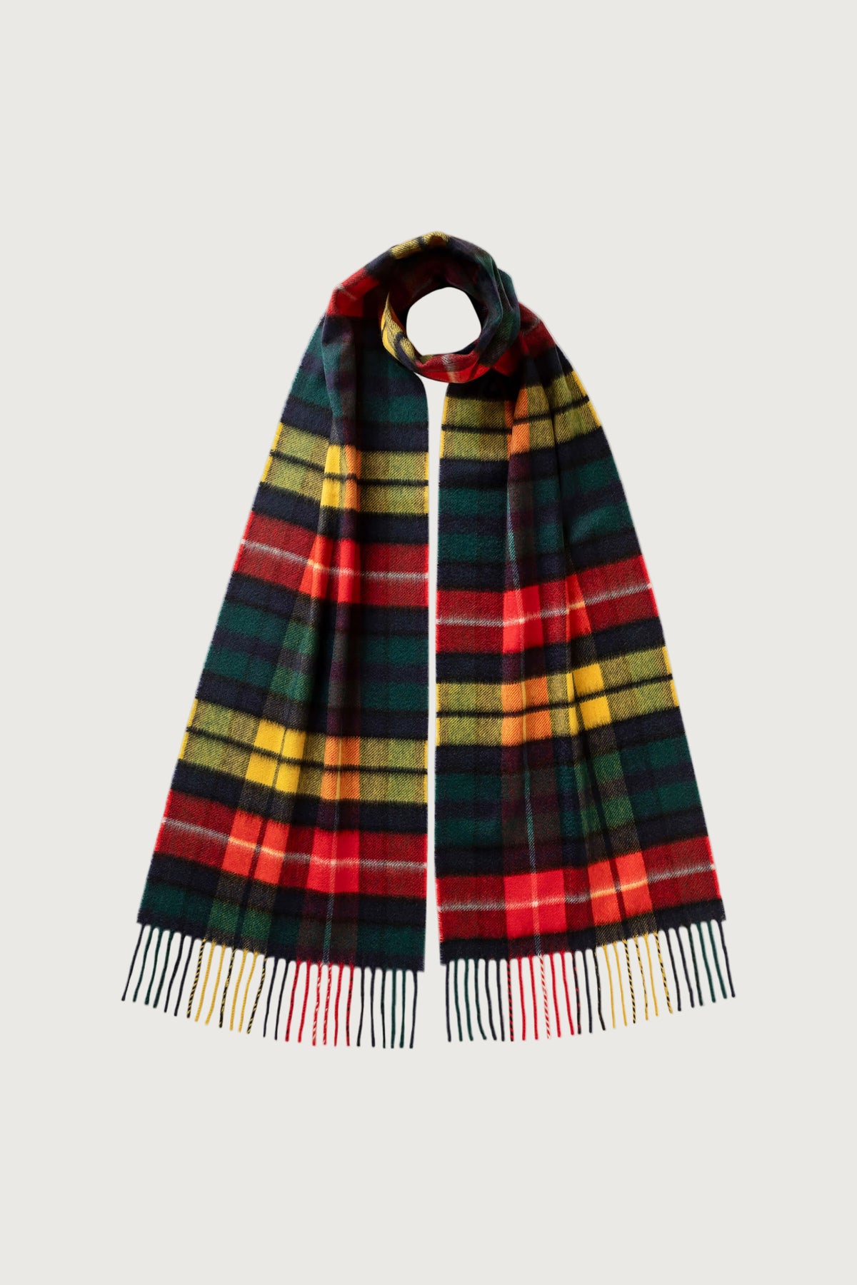 Johnstons of Elgin AW25 Woven Accessories Buchanan Buchanan Tartan Cashmere Scarf WA000016KU0310ONE