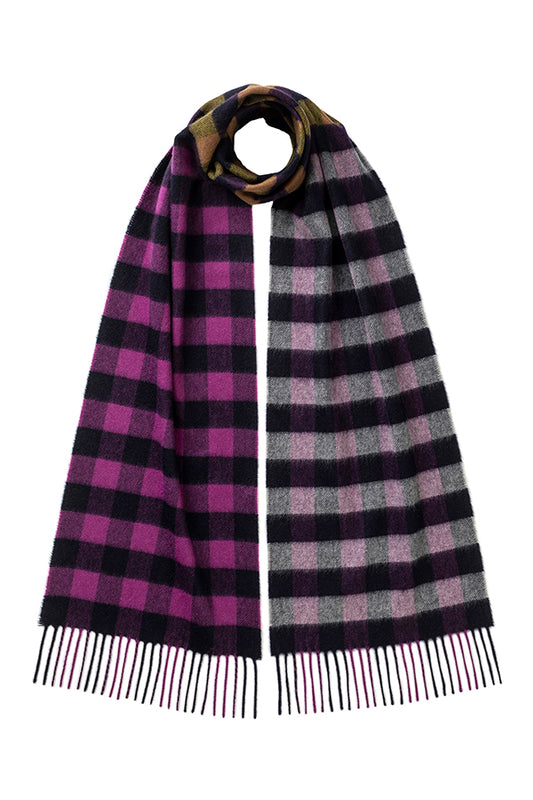 Johnstons of Elgin Check Cashmere Scarf WA000016RU7114ONE