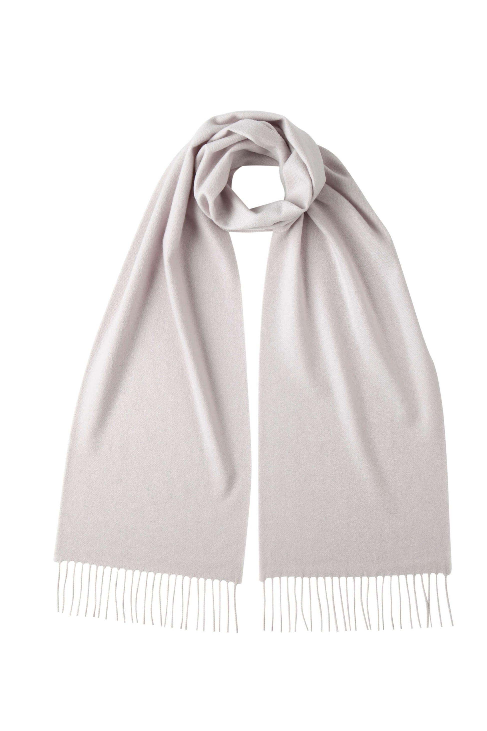 Johnstons of Elgin Snow Cashmere Scarf WA000016SB0204N/A