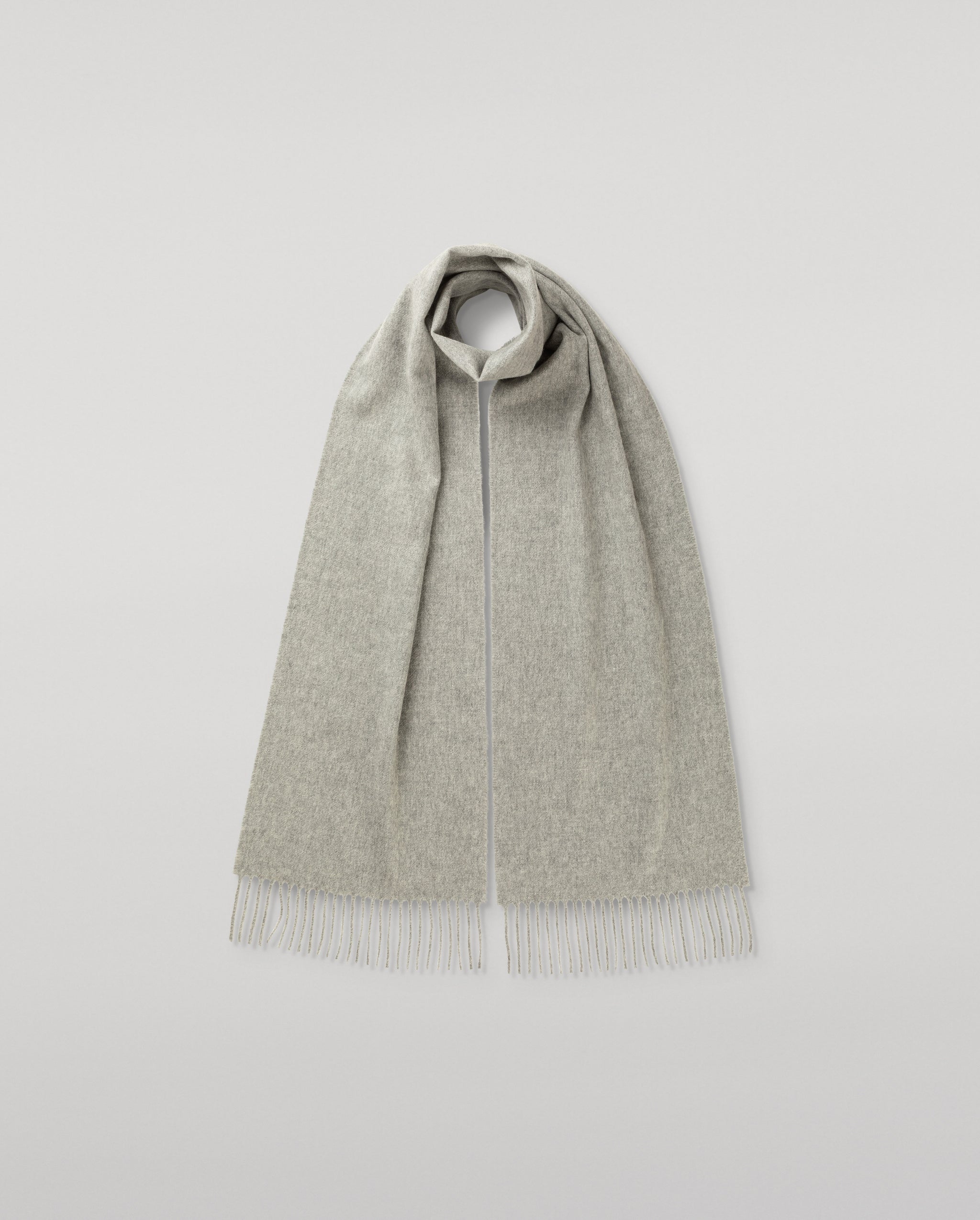 Light Grey Cashmere Scarf