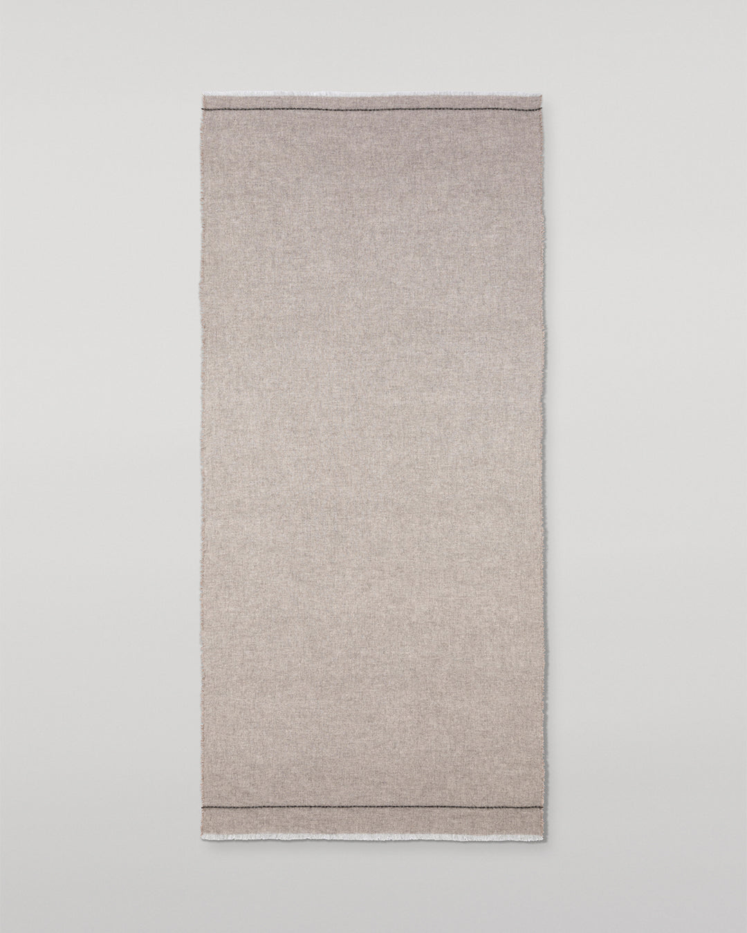 Usan Natural Cashmere Scarf | Scottish Luxury Cashmere & Wool
