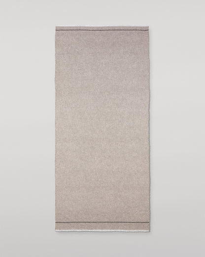 JOHNSTONS OF ELGIN USAN SEMI PLAIN SCARF NATURAL 100% CASHMERE WA002550RU7719ONE