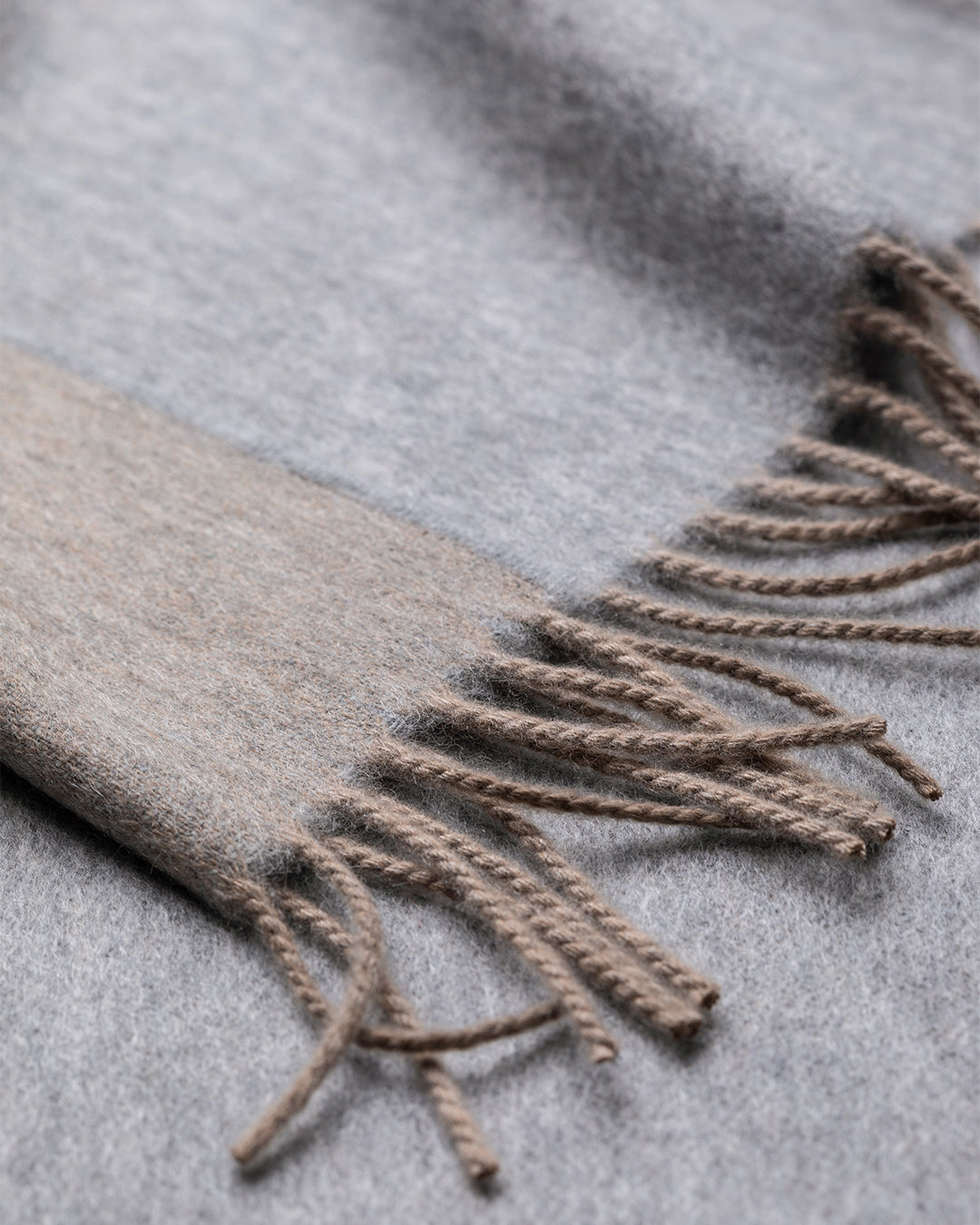 JOHNSTONS OF ELGIN NATURAL BARD SCARF 100% CASHMERE WA002560RU7726ONE