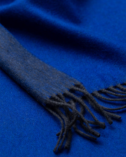 JOHNSTONS OF ELGIN BLUE BARD SCARF 100% CASHMERE WA002560RU7727ONE