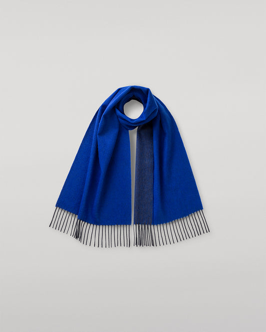 JOHNSTONS OF ELGIN BLUE BARD SCARF 100% CASHMERE WA002560RU7727ONE