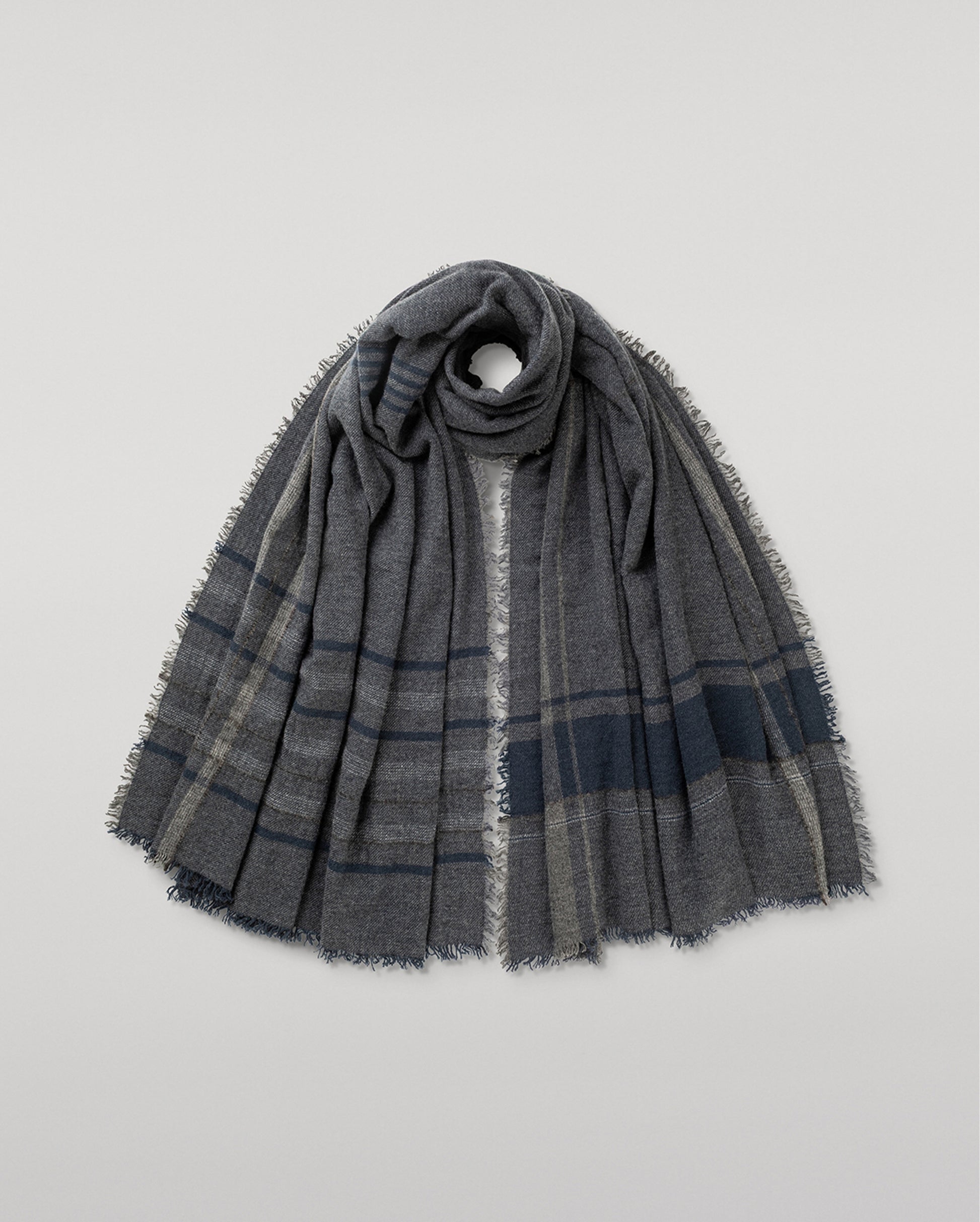 JOHNSTONS OF ELGIN CASHMERE GULLANE STOLE NATURAL 100% CASHMERE WA002642RU7772ONE