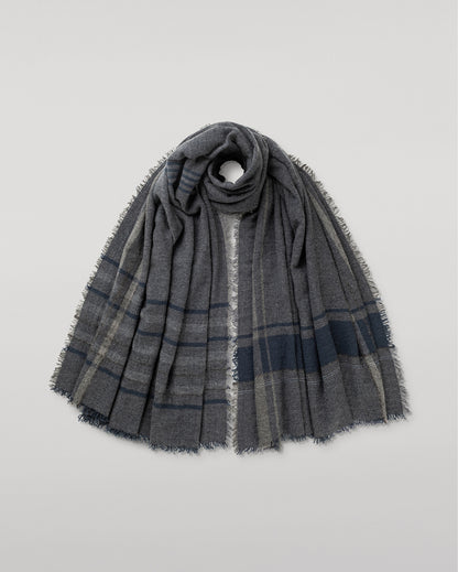 JOHNSTONS OF ELGIN CASHMERE GULLANE STOLE NATURAL 100% CASHMERE WA002642RU7772ONE