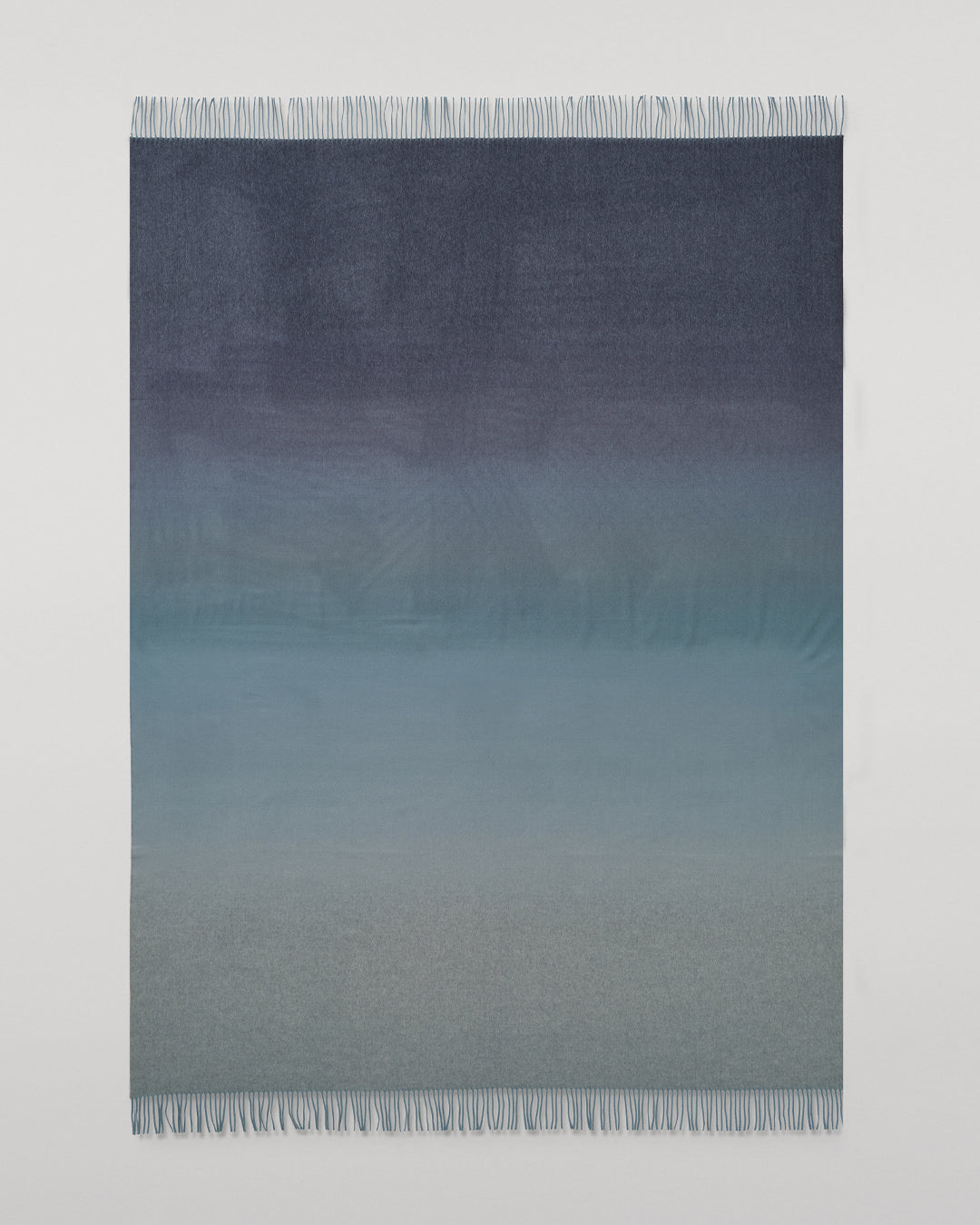 Johnstons of Elgin Umbra 100% Cashmere Blanket in Scapa Ombre Blue WA002665RU7770ONE