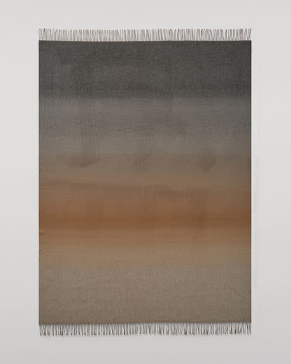 Johnstons of Elgin Umbra 100% Cashmere Throw in cairn Ombre WA002665RU7771ONE