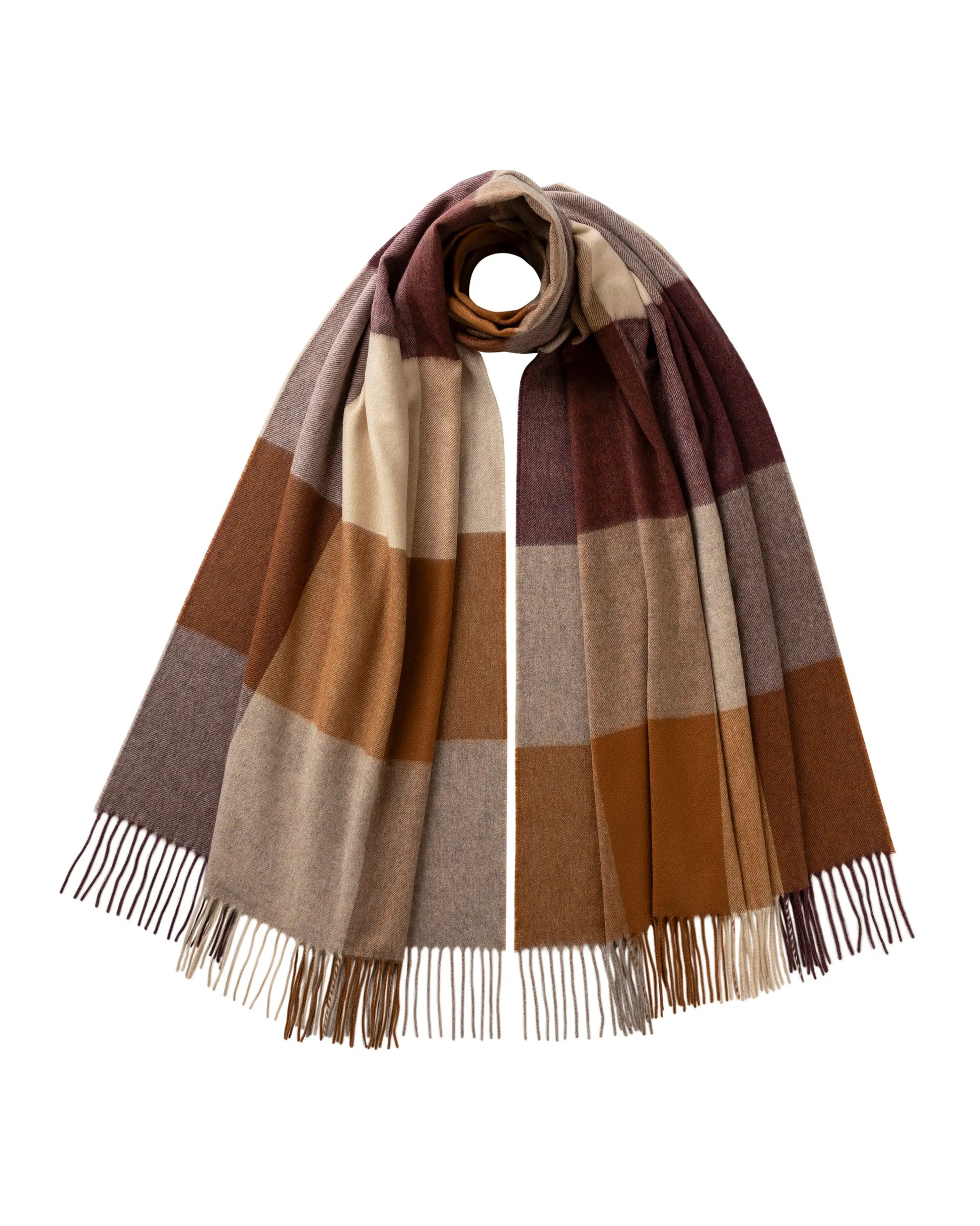 Block Check Camel Cashmere Stole – Johnstons of Elgin Block Check Camel Cashmere Stole – Johnstons of Elgin