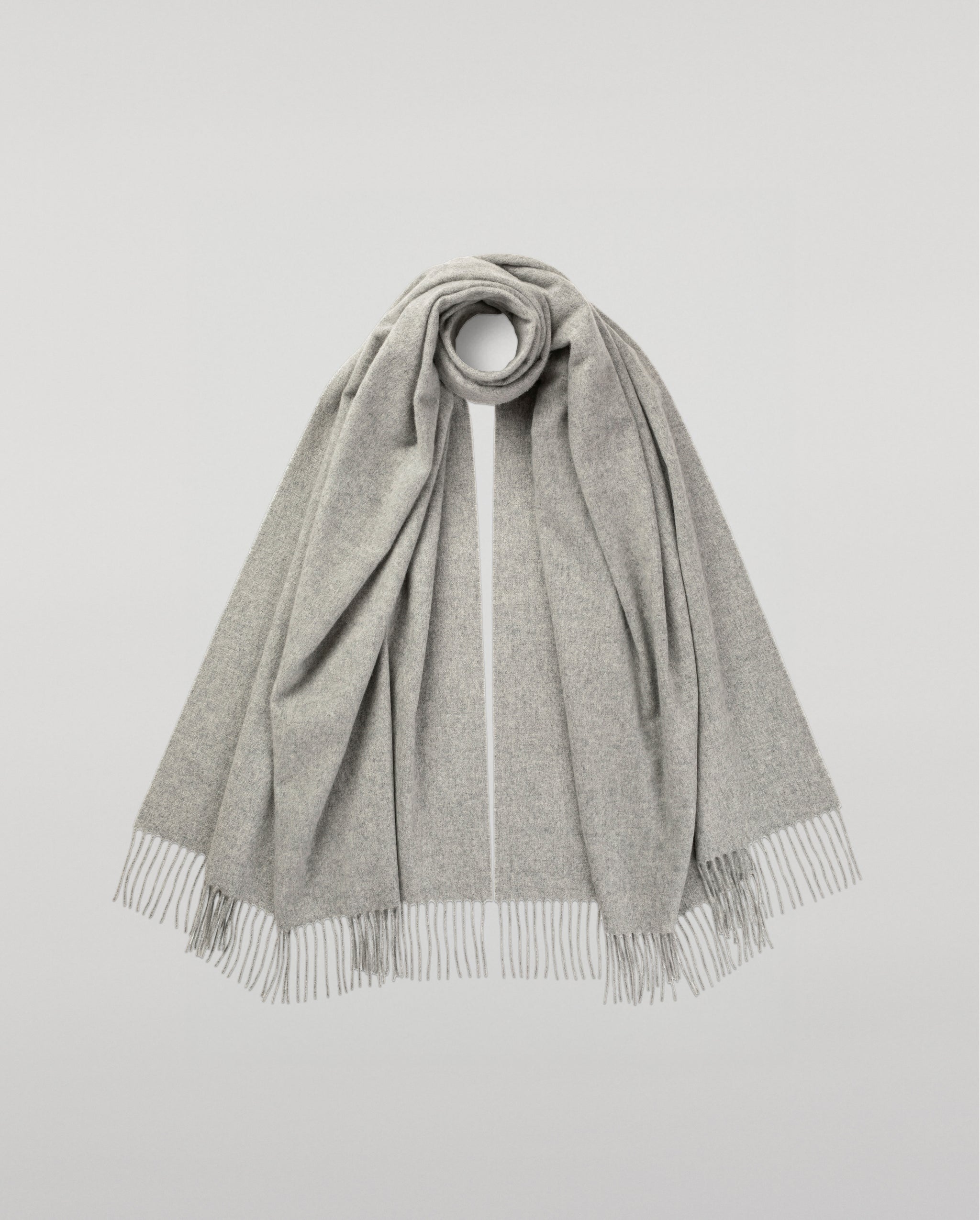 Light Grey Cashmere Stole