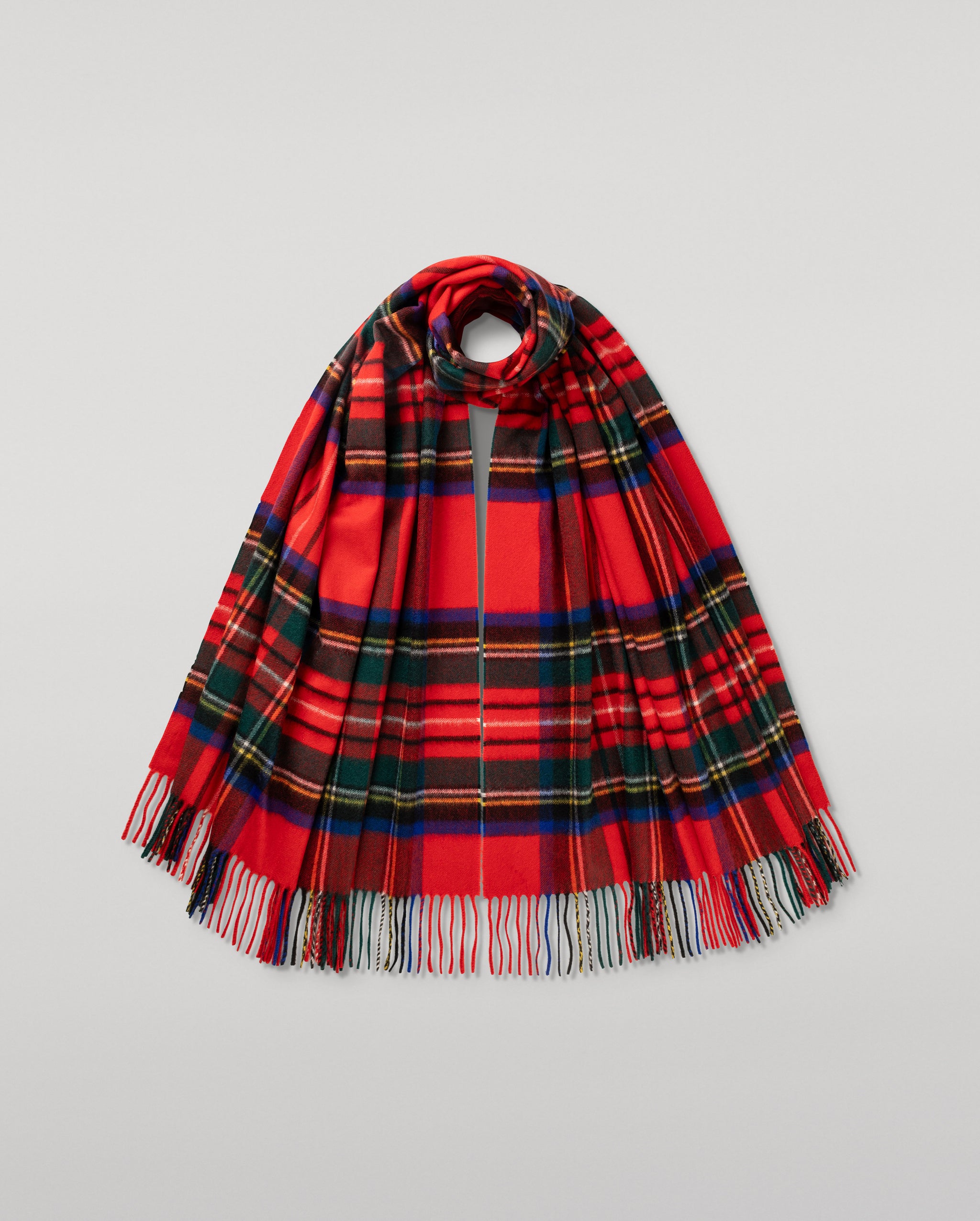 Royal Stewart Tartan Cashmere Stole