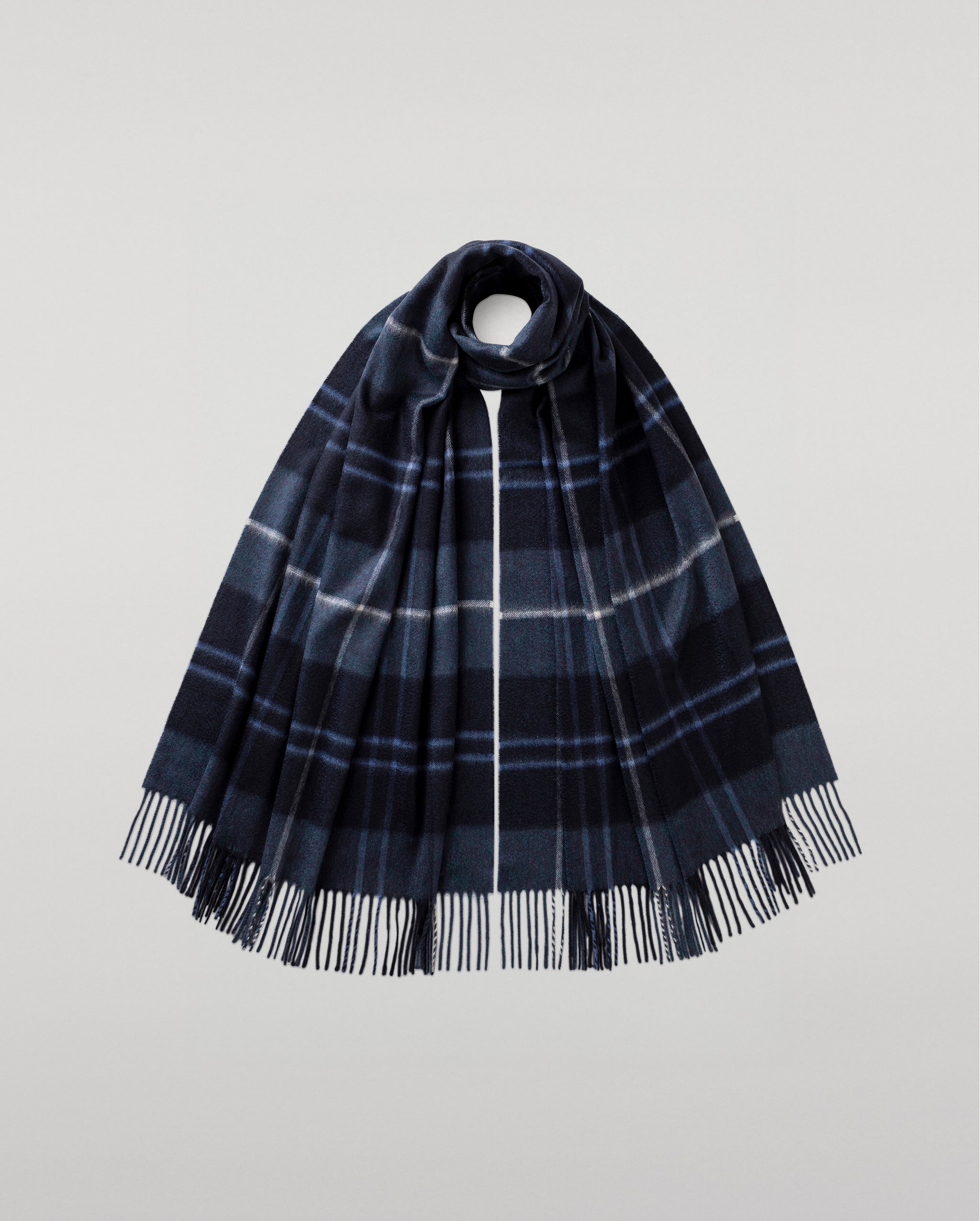 Fife Modern Tartan Cashmere Stole