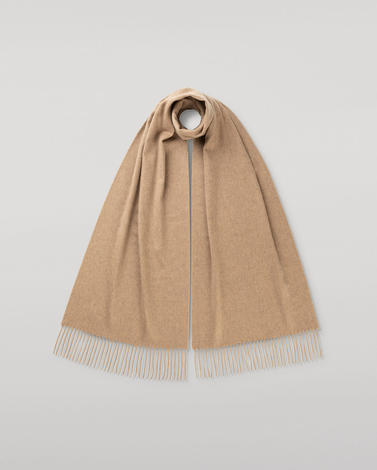 Wide Light Cashmere Scarf